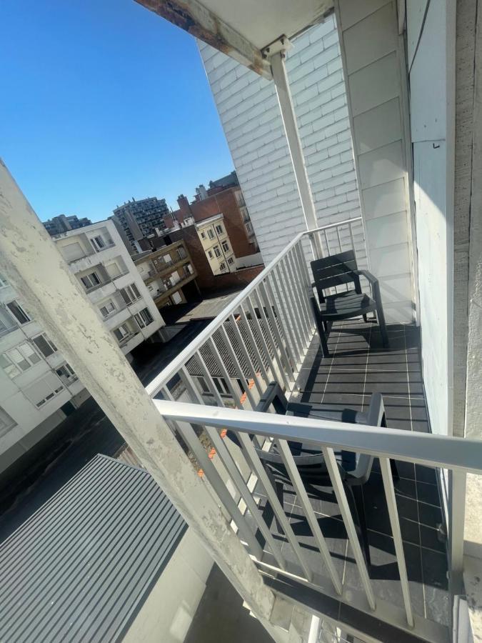 Luxe App - Zeedijk Mariakerke - Prachtig Zeezicht Lägenhet Oostende Exteriör bild